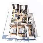 Big Near Rotkreuzplatz With 3 Bedroom For 12 Pax Munique